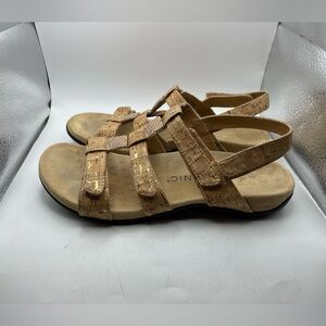 Vionic Amber cork Strappy women’s Sandals size 10